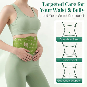 Mugwort Herbal Navel Patches,Long-Lasting Abdominal Comfort（1 Boxes 5 Piece）