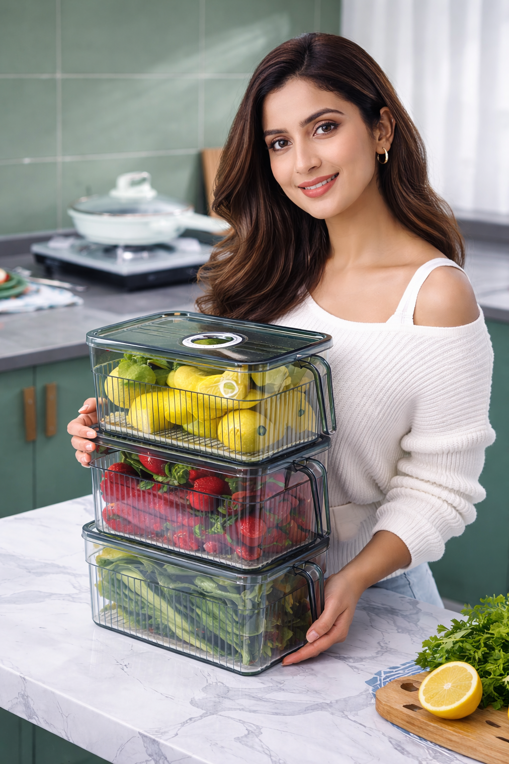 🔥 Kitchen Storage Basket (Buy 3 Get 3 Free) 🔥